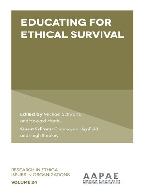 cover image of Educating For Ethical Survival